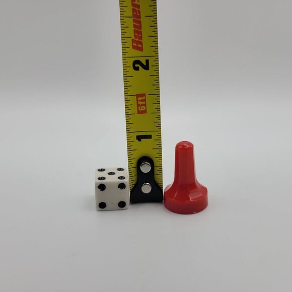 Parcheesi Replacement Tokens 1989 Plastic Pieces Small Dice Colors Game - Picture 7 of 8